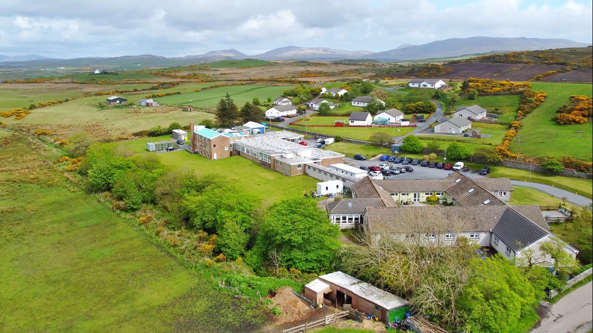 Islay Hospital, Bowmore - aerial view