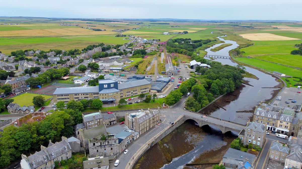 Caithness General Hospital aerial view 3