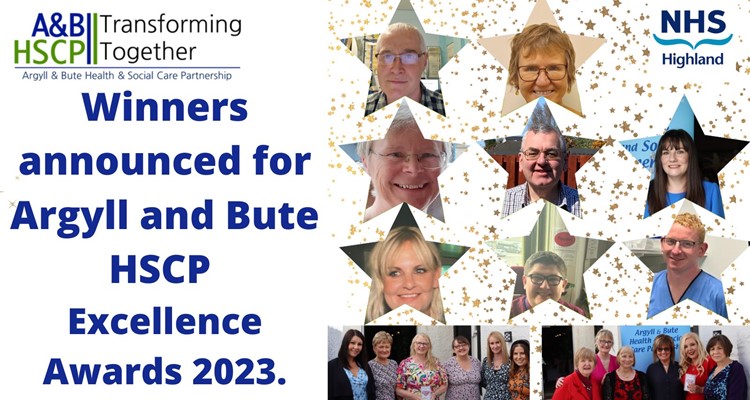 Winners Announced For Argyll And Bute HSCP Excellence Awards 2023