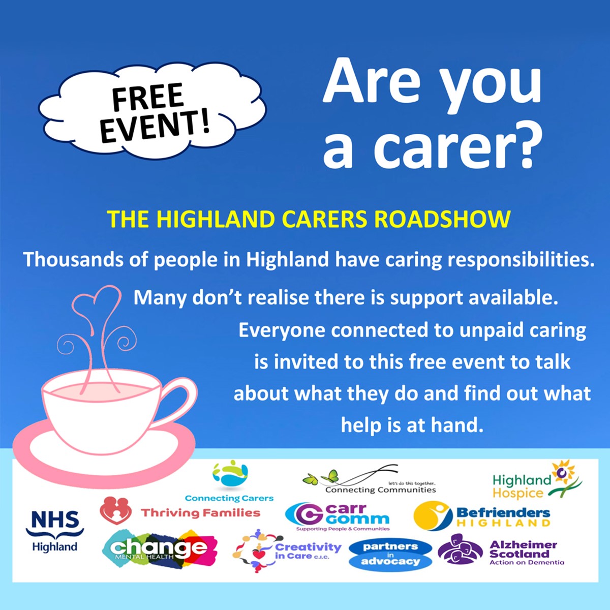 Are you a carer? The Highland Carers Roadshow