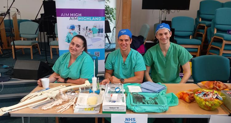 NHS Highland employees inspire young minds