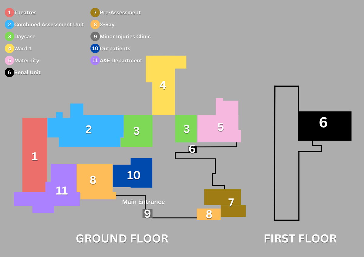 Belford Hospital, Fort William - map