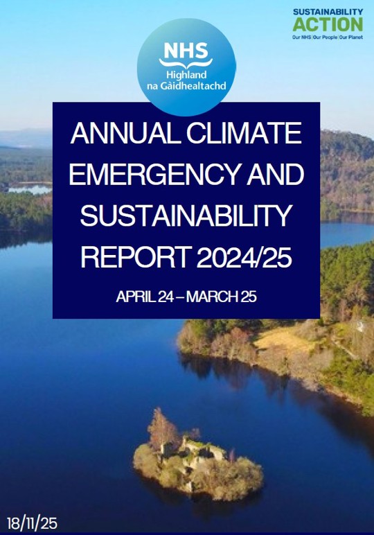 Climate Emergency And Sustainability Annual Report 2024 25 Cover