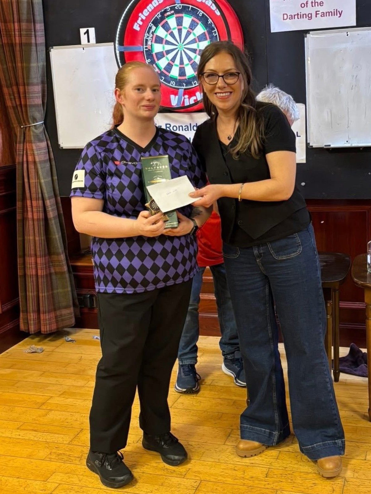 Alison Tait Left With Vivian Davies Right