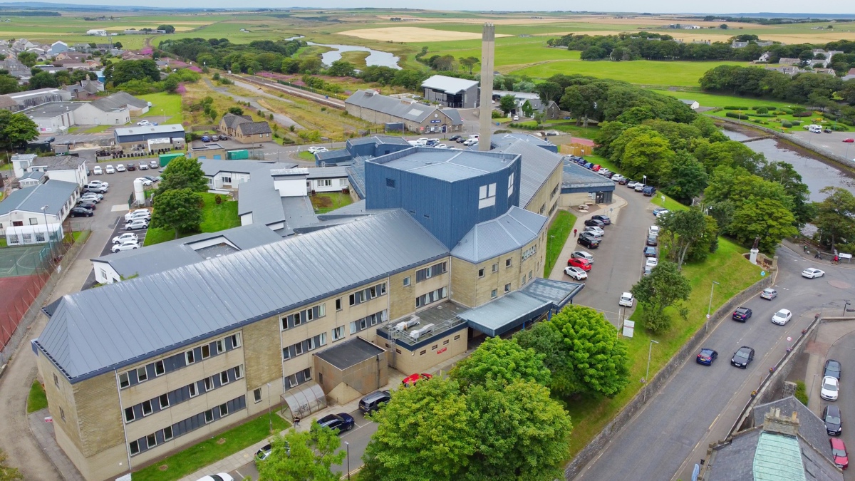 Caithness General Hospital aerial view 2