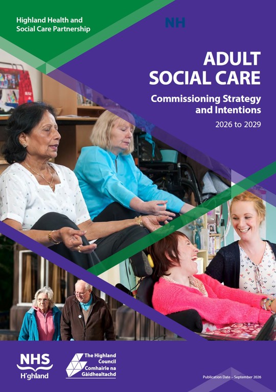 Adult Social Care Commissioning Strategy And Intentions Cover