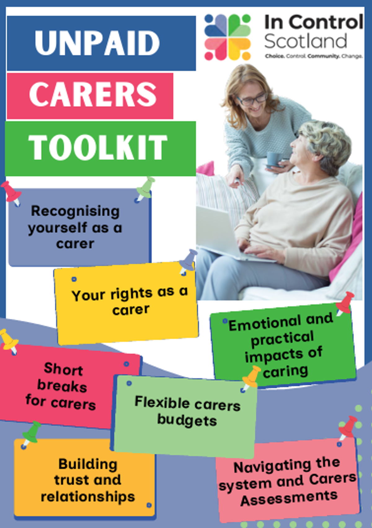 Unpaid Carers Toolkit In Control Scotland Poster