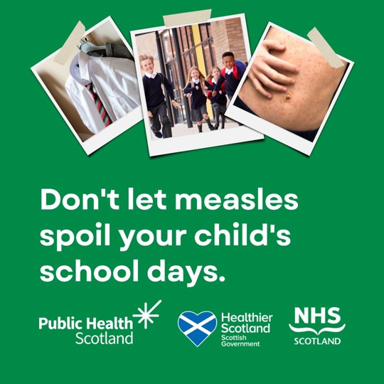 Don't Let Measles Spoil Your Child's School Days