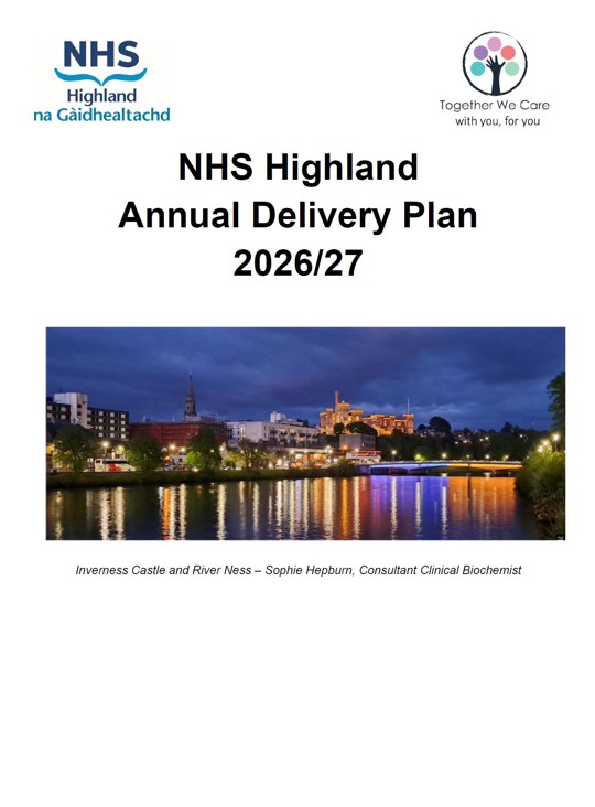 Annual Delivery Plan 2026 27 Cover Image