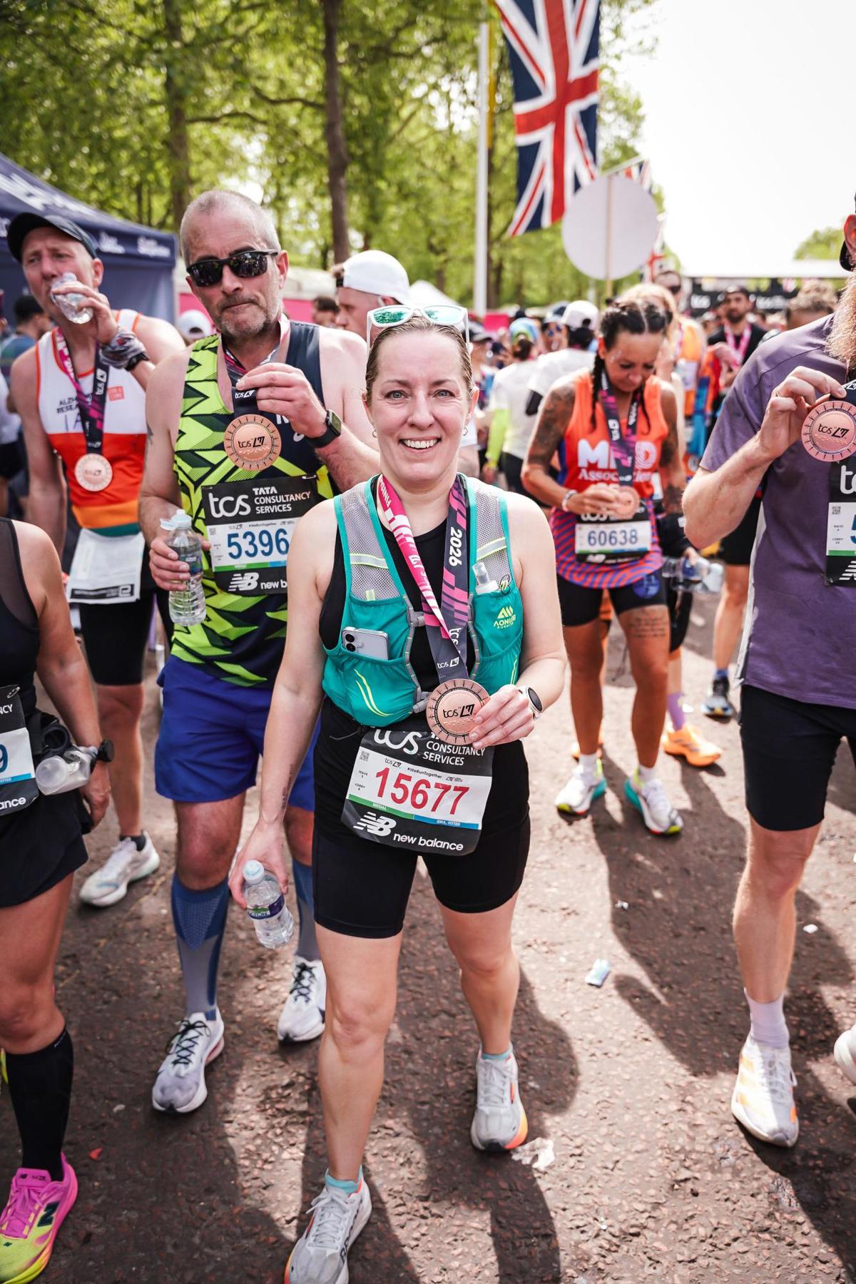 Lynda Fraser At The London Marathon