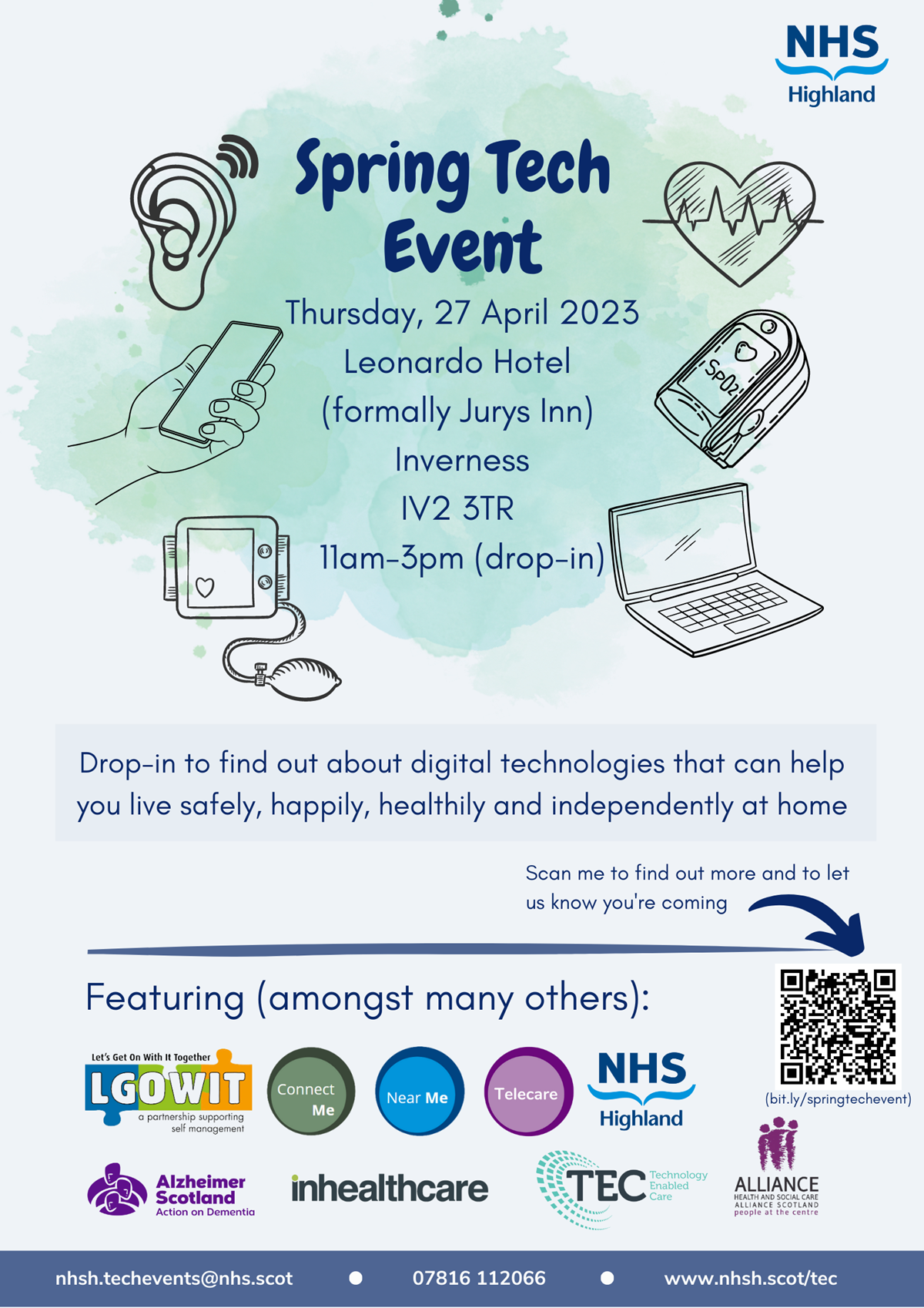 Spring Tech Event poster