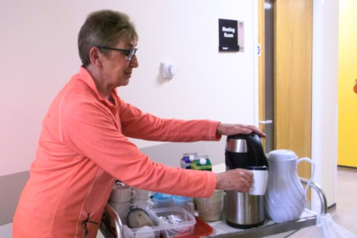 Barbara A Volunteer In Nairn Town And County Hospital