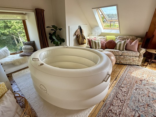An Inflatable Birth Pool For Giving Birth At Home