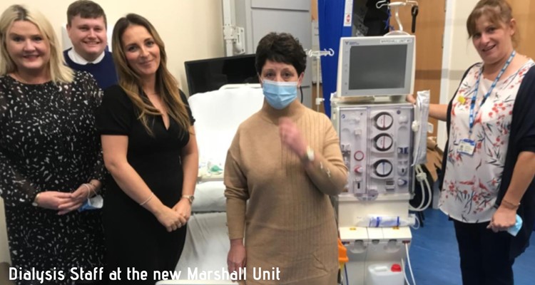 dialysis staff at the Marshall Unit