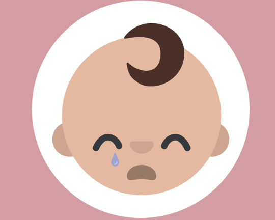 Crying Baby Graphic