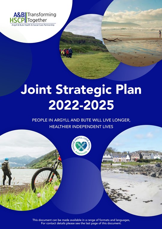 Argyll and Bute HSCP - Joint Strategic Plan - cover