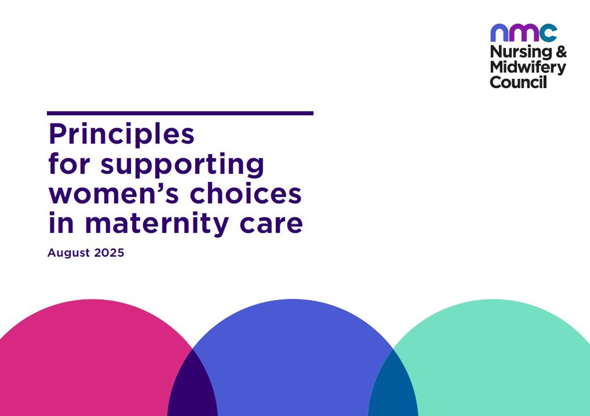Principles For Supporting Womens Choices In Maternity Care Cover