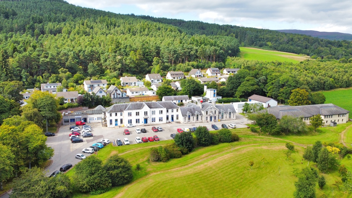 Lawson Memorial Hospital, Golspie - aerial view - 4