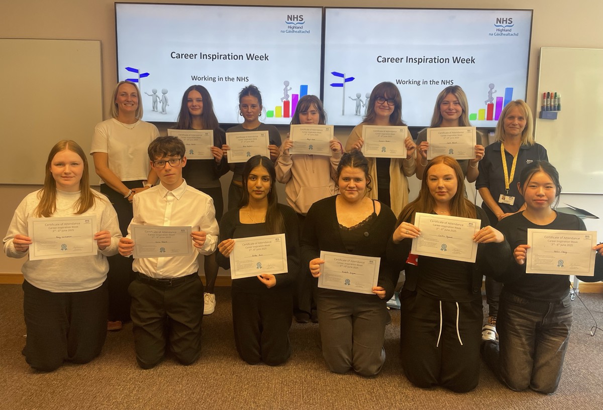 Nhs Highland Career Inspiration Programme Participants 4